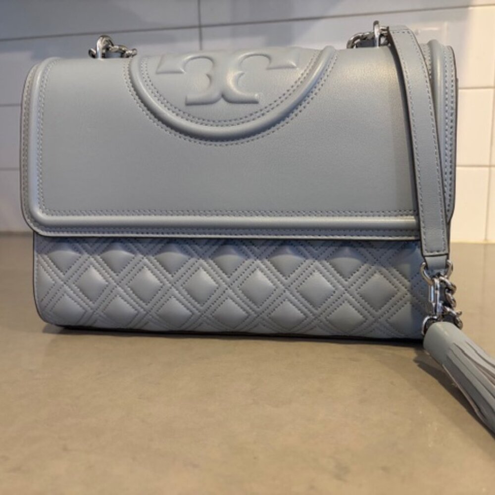 NEW!!! TORY BURCH FLEMING CONVERTIBLE CROSSBODY LEATHER SHOULDER BAG